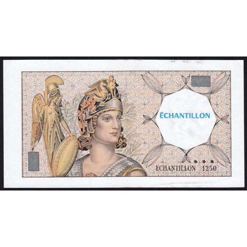 Athena à gauche - Format 100 francs DELACROIX - DIS-03-F-02 - Etat : TTB