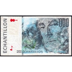 Ravel - Format 200 francs EIFFEL - DIS-05-A-03 - Etat : TB-