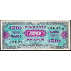 VF 24-02 - 50 francs - France - 1944 (1945) - Série 2 - Etat : TTB+