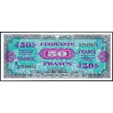 VF 24-03 - 50 francs - France - 1944 (1945) - Série 3 - Etat : NEUF