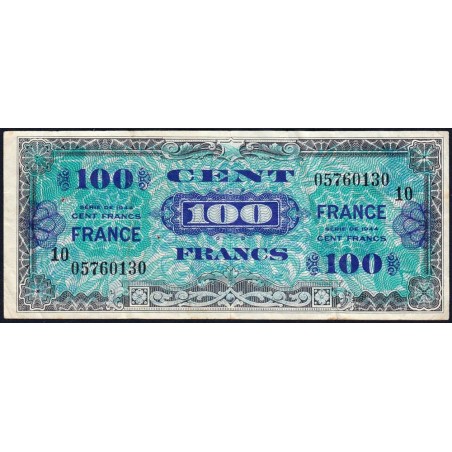 VF 25-10 - 100 francs - France - 1944 (1945) - Série 10 - Etat : TTB-