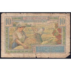 VF 30-01 - 10 francs - Trésor français - Territoires occupés - 1947 - Série A - Etat : AB