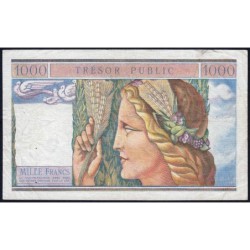 VF 35-01 - 1'000 francs - Trésor Public - Allemagne - 1955 - Série H.50 - Etat : TB+