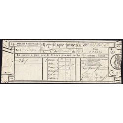 An XIII - Paris - Hoymille - Loterie Nationale - 3 francs - Etat : SUP