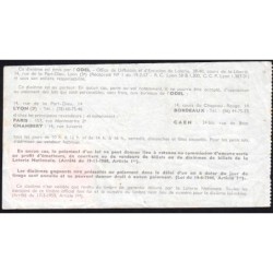 1973 - Loterie Nationale - Tranche spéciale - 1/10ème - Muguet - TB+