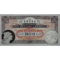 1934 - Loterie des Régions Libérées - S.05 - Etat : SUP