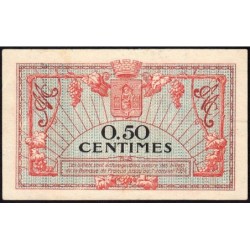 Montpellier - Pirot 85-22 - 50 centimes - Série 235 - 06/01/1921 - Etat : TTB+