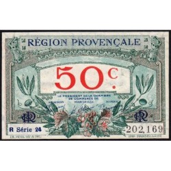 Région Provençale - Pirot 102-13 - 50 centimes - R Série 24 - Sans date - Etat : TTB+