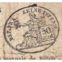 Rouen - Caisse d'échange - Pick S 245a - 20 francs - Série G - An 10 - Etat : B+