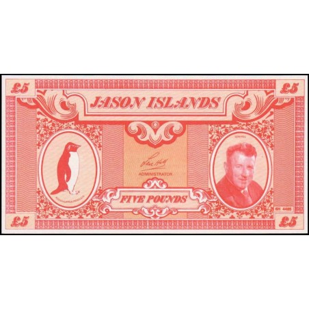 Falkland - Iles Jason - 5 pounds - 1978 - Etat : NEUF