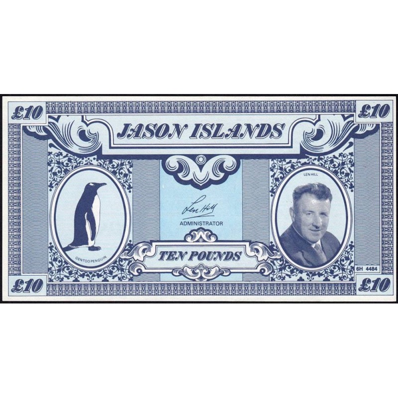 Falkland - Iles Jason - 10 pounds - 1978 - Etat : NEUF