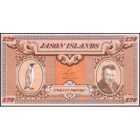 Falkland - Iles Jason - 20 pounds - 1978 - Etat : NEUF