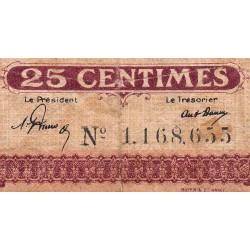 Nancy - Pirot 87-57 - 25 centimes - Sans date - Etat : TB-