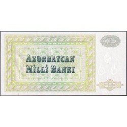 Azerbaïdjan - Pick 13b - 250 manat - Série CA - 1999 - Etat : NEUF