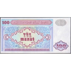 Azerbaïdjan - Pick 18b - 100 manat - Série BA - 1999 - Etat : NEUF