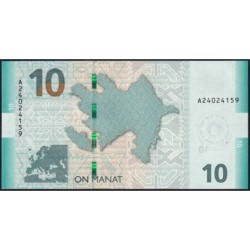 Azerbaïdjan - Pick 33 - 10 manat - Série A- 2018 - Etat : NEUF