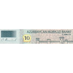 Azerbaïdjan - Pick 33 - 10 manat - Série A- 2018 - Etat : NEUF