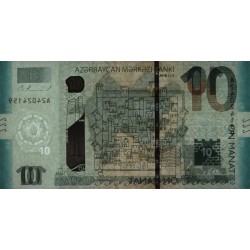 Azerbaïdjan - Pick 33 - 10 manat - Série A- 2018 - Etat : NEUF