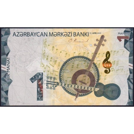 Azerbaïdjan - Pick 38 - 1 manat - Série B - 2020 - Etat : NEUF