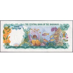 Bahamas - Pick 35a_2 - 1 dollar - Série K/1 - Loi 1974 - Etat : SPL