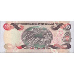 Bahamas - Pick 65A_2 - 20 dollars - Série AA - 2000 - Etat : NEUF