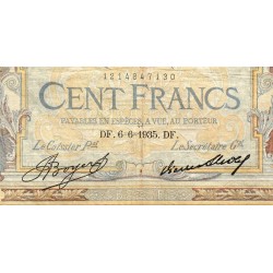 F 24-14 - 06/06/1935 - 100 francs - Merson grands cartouches - Série Y.48594 - Etat : TB