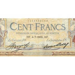 F 24-14 - 04/07/1935 - 100 francs - Merson grands cartouches - Série V.48978 - Etat : TB-