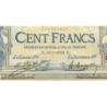 F 24-02 - 12/07/1924 - 100 francs - Merson grands cartouches - Série W.10918 - Remplacem. - Etat : TTB-