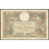 F 24-06 - 21/04/1927 - 100 francs - Merson grands cartouches - Série A.17604 - Etat : B