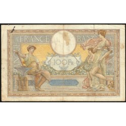 F 24-10 - 02/04/1931 - 100 francs - Merson grands cartouches - Série G.29853 - Etat : B