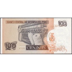 Pérou - Pick 133 - 100 intis - Série A T - 24/06/1987 - Etat : NEUF