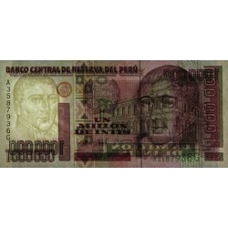 Pérou - Pick 148 - 1'000'000 intis - Série A G - 05/01/1990 - Etat : NEUF