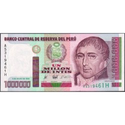 Pérou - Pick 148 - 1'000'000 intis - Série A H - 05/01/1990 - Etat : NEUF