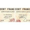 Djibouti - Pick 5 - 100 francs - Série A.6 - 02/01/1920 - Etat : TB+ à TTB