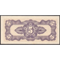 Birmanie - Gouvernement Japonais - Pick 10a - 5 cents - Série BB - 1942 - Etat : SPL+