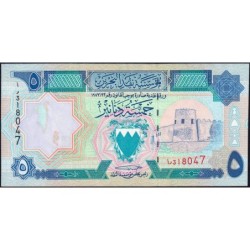 Bahrain - Pick 14 - 5 dinars - 1973 (1993) - Etat : NEUF
