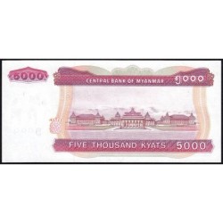 Myanmar - Pick 81 - 5'000 kyats - Série AB - 2009 - Etat : NEUF