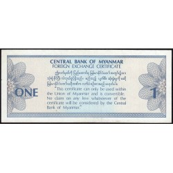 Myanmar - Pick FX 1a - Equivalent 1 dollar - Série AB - 1993 - Etat : SUP+