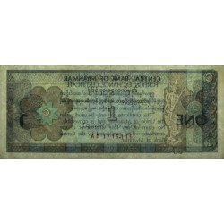 Myanmar - Pick FX 1a - Equivalent 1 dollar - Série AB - 1993 - Etat : SUP+