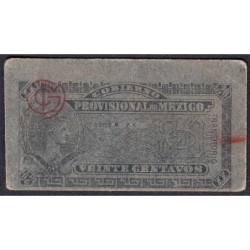 Gouvernement Provisoire du Mexique - Pick S 699 - 20 centavos - Série K XX - 1914 - Etat : TTB