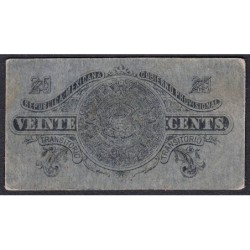 Gouvernement Provisoire du Mexique - Pick S 699 - 20 centavos - Série K XXXIX - 1914 - Etat : TTB+