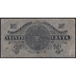 Gouvernement Provisoire du Mexique - Pick S 699 - 20 centavos - Série K XCI - 1914 - Etat : SUP