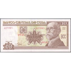 Cuba - Pick 117r - 10 pesos - Série DT-29 - 2016 - Etat : NEUF