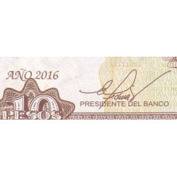 Cuba - Pick 117r - 10 pesos - Série DT-29 - 2016 - Etat : NEUF