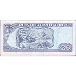 Cuba - Pick 122k - 20 pesos - Série CQ-13 - 2016 - Etat : NEUF