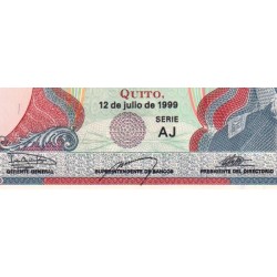 Equateur - Pick 130d - Série AJ - 50'000 sucres - 12/07/1999 - Etat : NEUF