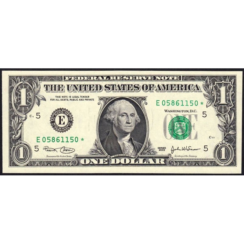 Etats Unis - Pick 515a_1r (remplacement) - 1 dollar - Série E * - 2003 - Richmond - Etat : NEUF