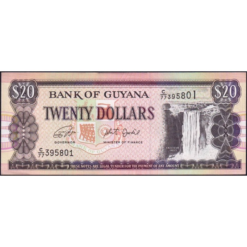 Guyana - Pick 30g - 20 dollars - Série C/77 - 2018 - Etat : NEUF