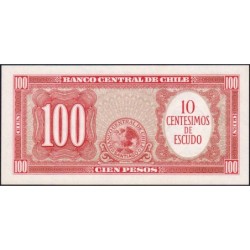Chili - Pick 127a_3 - 10 centesimos de escudo - Série K-15-101 - 1964 - Etat : NEUF