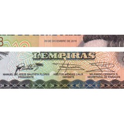 Honduras - Pick 98c - 5 lempiras - Série BT - 28/12/2016 - Etat : NEUF